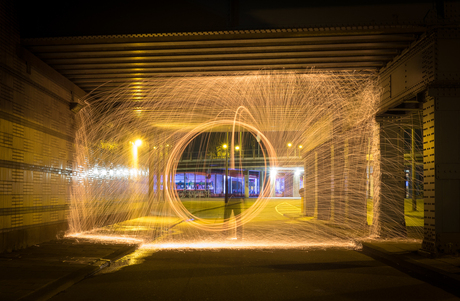 Lightpainting in Amsterdam