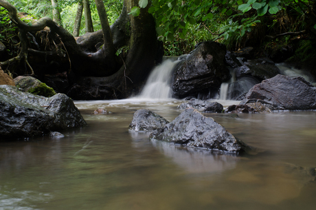 Waterval in beweging