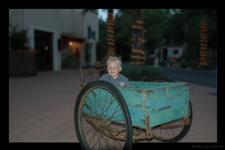 Jesse in de bakfiets