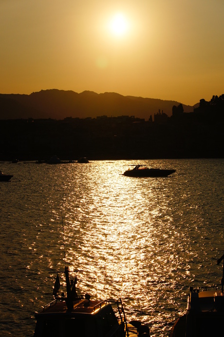 Sunset in Sicilië