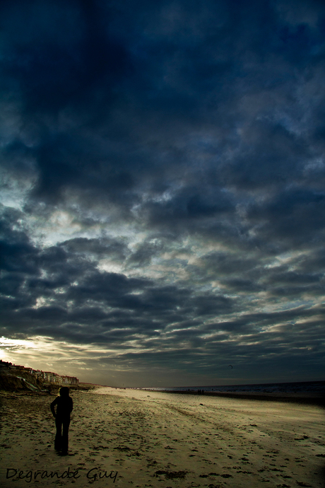 dark beach