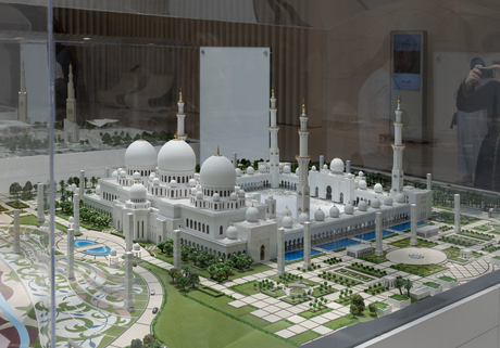 Maquette van het paleis