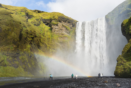 Skogafoss waterval