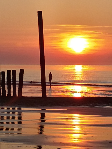 Zonsondergang Cadzand