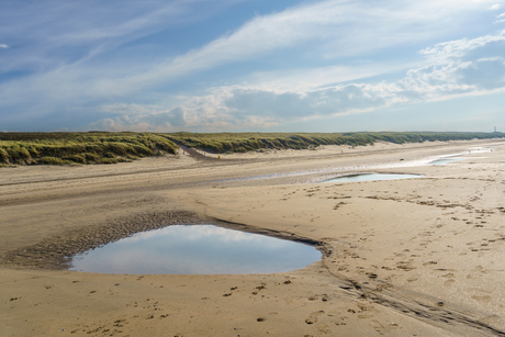 Een klein meertje aan zee!