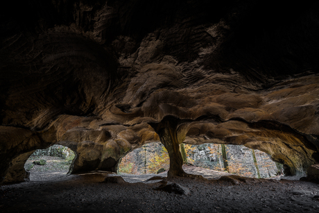 De grotten van Natur & Geopark Mëllerdall