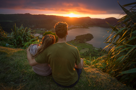 Zonsondergang - Sao Miguel (Azoren)