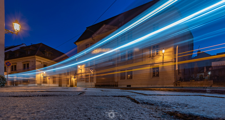 Lighttrail tram