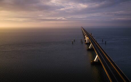 Zeelandbrug zonsopgang