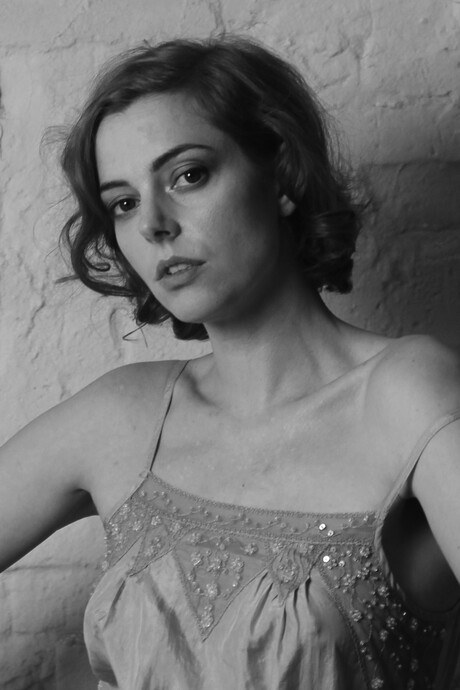 Riona (portret, zwart/wit)