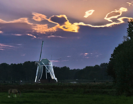 Molen bij het Paterswoldsemeer 