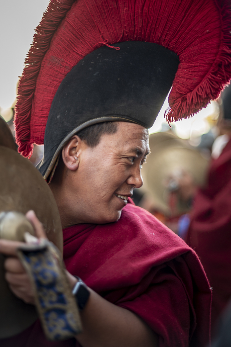 Monk at the Tiji festival