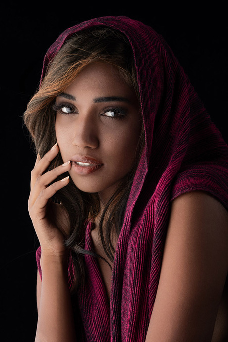 Portrait with Scarf