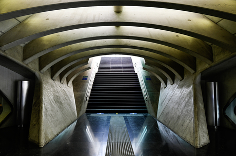 lichtspel op de monumentale trappen
