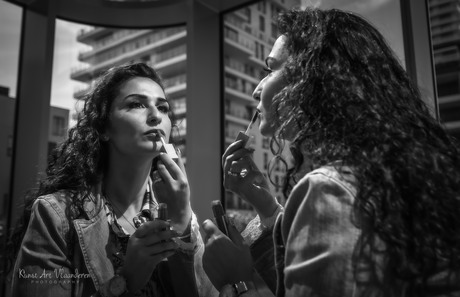 Girls and makeup