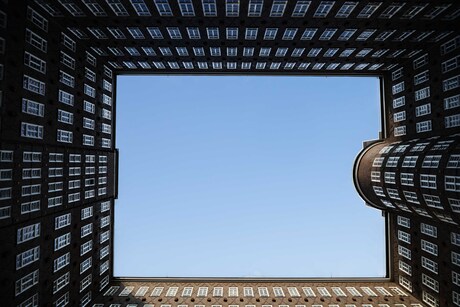 into the sky