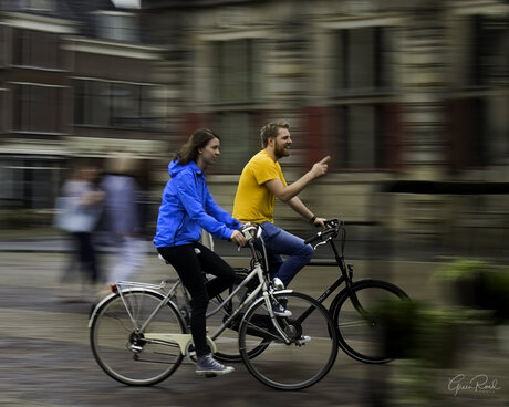 Cycling in Delft