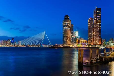Rotterdam - net na het Blauwe Uurtje