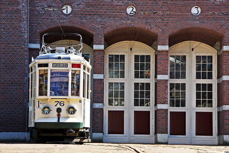 tram voor remise