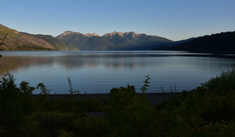 sunset in Bariloche