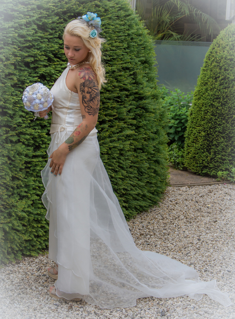 Beautiful Bride in White