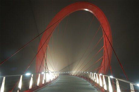 Fietsbrug in Drachten