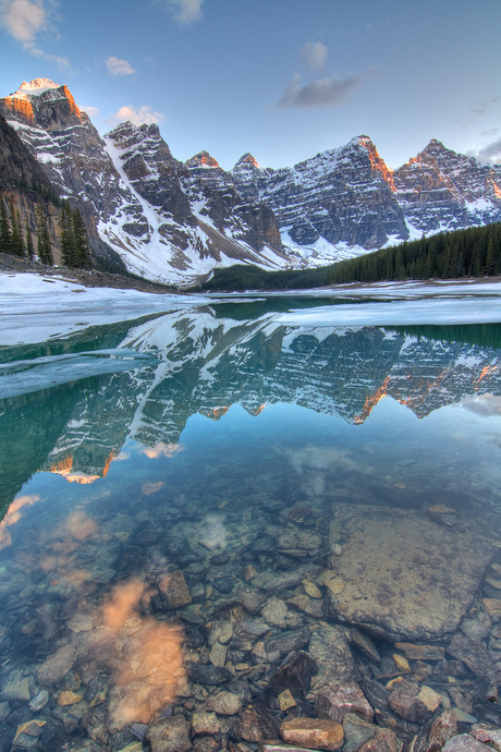 Landscape - Moraine Lake sunset