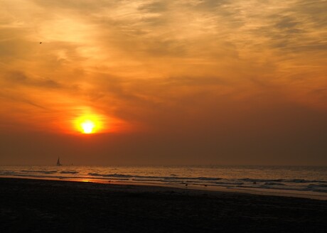 Zonsondergang Blankenberge