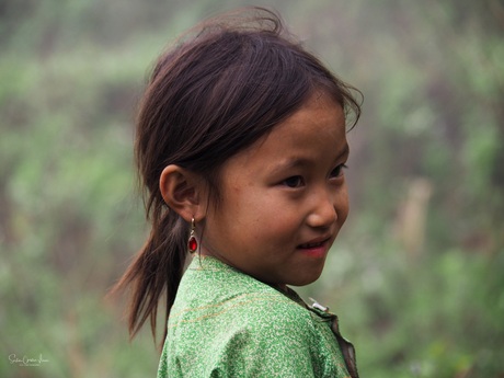 Girl with the Rhodonite 