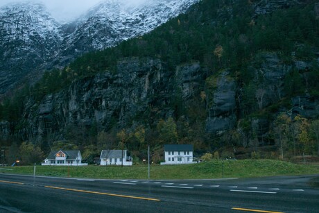 Koud en nat, en toch, gezllige warmte binnen