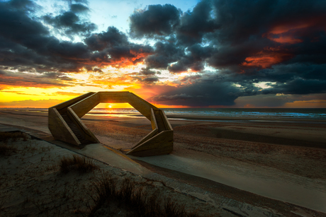 Uitkijkpunt westende.