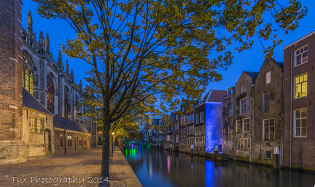 Historical Dordrecht in the Blue Hour