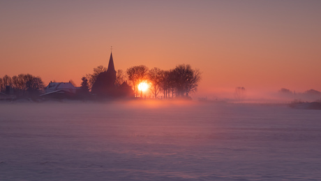 Zonsopkomst in Persingen 