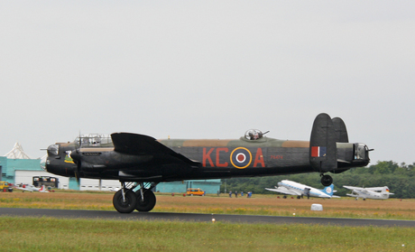 Avro Lancaster take off