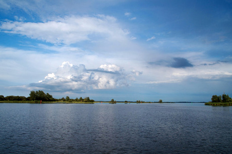 Heldere lucht Lauwersmeer