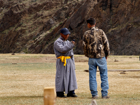 Ook hier met mobieltje