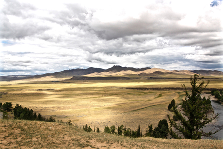 Zandduinen in Mongolie