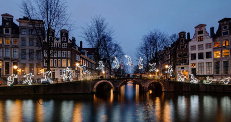 Amsterdam - Herengracht - Leidsegracht - Light Festival