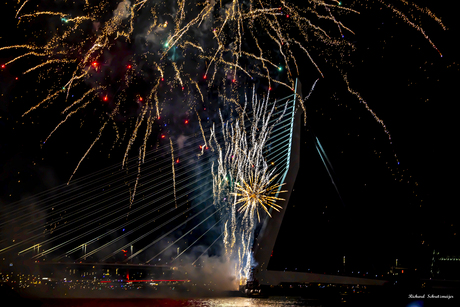 Vuurwerk bij Wereldhavendagen Rotterdam 