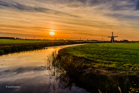 Zonsondergang De Jonge Held