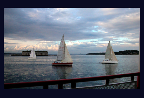 Sailing boats in Portland 2