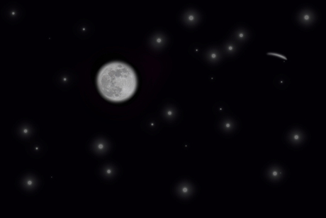 moon and the stars