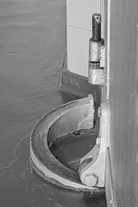 Deurdranger in de Van Nelle fabriek