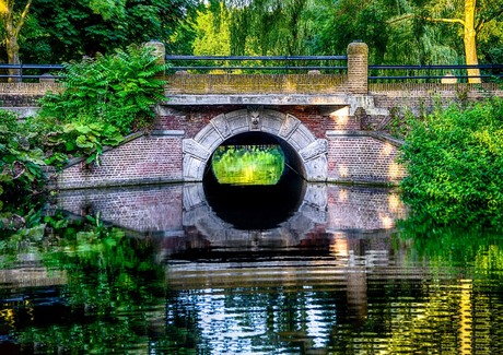 Drakenbrug in hetRijsterborgherpark in Deventer.