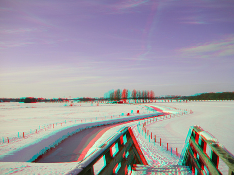 Winter 2009 in 3D Anaglyph