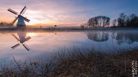 Zonsopgang bij de Witte Molen