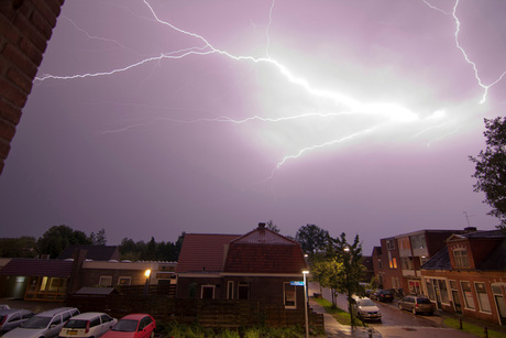 Onweer in Assen