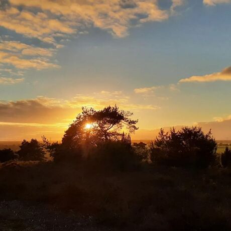 Mooie  zonsondergang op de Lemelerberg voor een tijdje terug