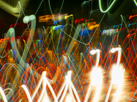 Toeschouwers in de stad