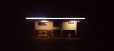 Old gas station.